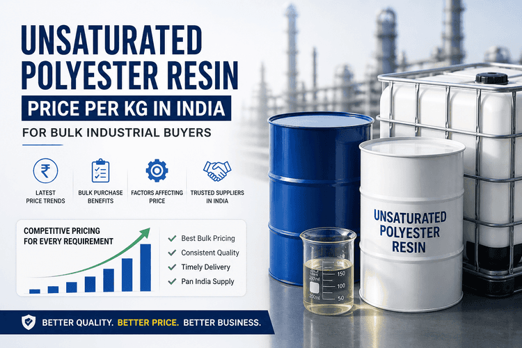 Unsaturated Polyester Resin Price Per Kg in India (2026 Bulk Rates)