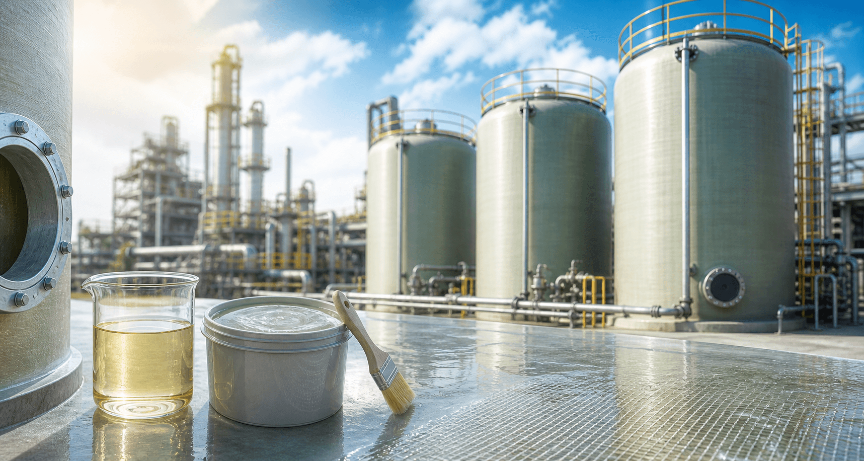Best Unsaturated Polyester Resin for Chemical Tanks in Jaipur | Corrosion-Resistant Guide