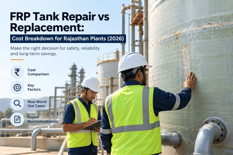 FRP Tank Repair vs Replacement: Cost Breakdown for Rajasthan Plants (2026)