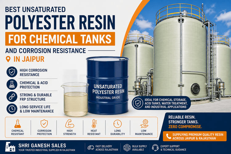 Best Unsaturated Polyester Resin for Chemical Tanks in Jaipur | Corrosion-Resistant Guide